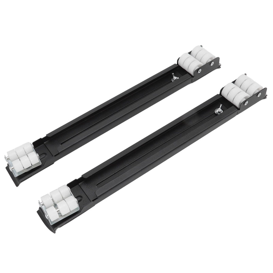 Heavy Duty Extensible Appliance Roller Load Bearing 300KG Universal Wheels Base Appliance Slider for Washer Furniture Black
