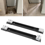 Heavy Duty Extensible Appliance Roller Load Bearing 300KG Universal Wheels Base Appliance Slider for Washer Furniture Black