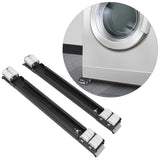 Heavy Duty Extensible Appliance Roller Load Bearing 300KG Universal Wheels Base Appliance Slider for Washer Furniture Black - Extra Image