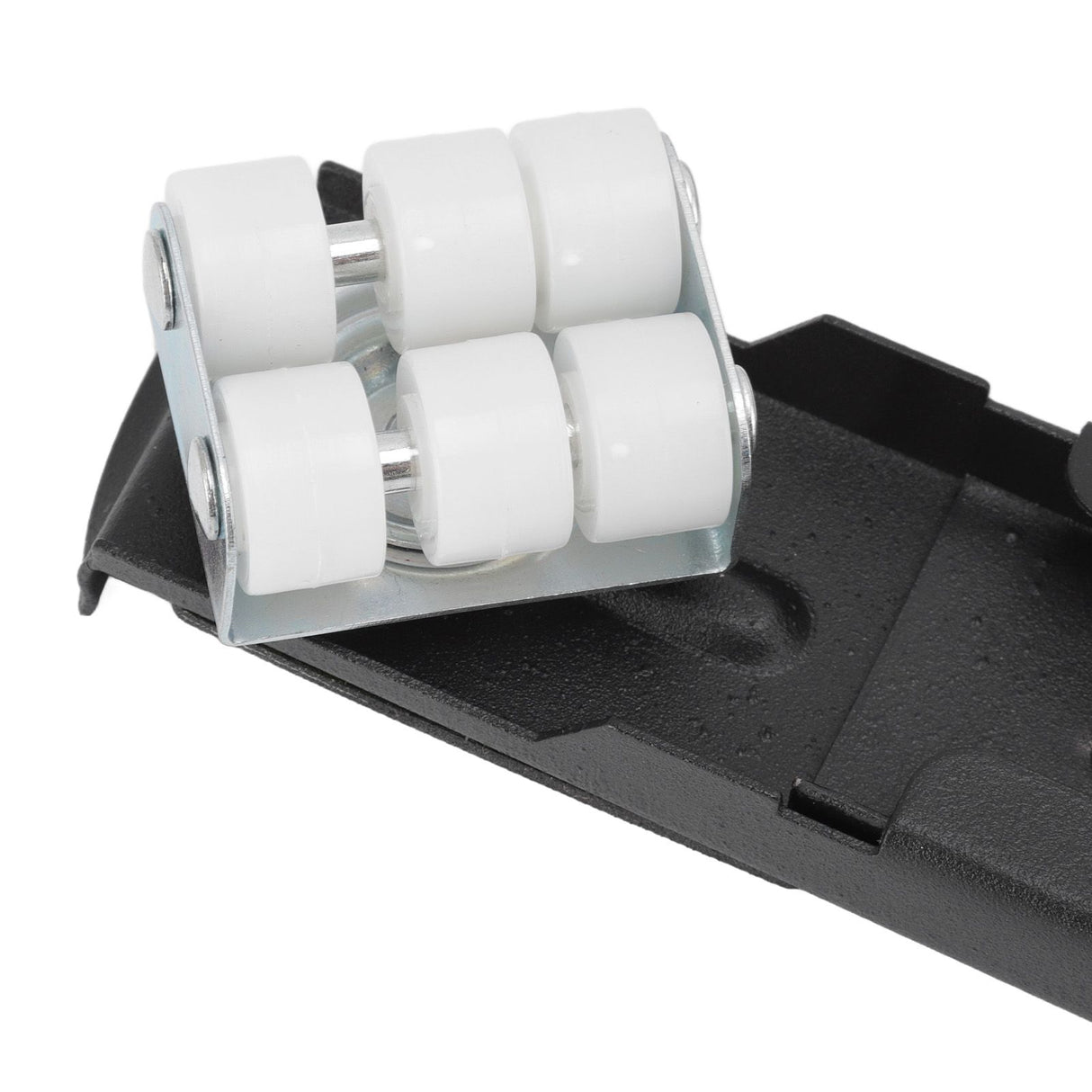 Heavy Duty Extensible Appliance Roller Load Bearing 300KG Universal Wheels Base Appliance Slider for Washer Furniture Black