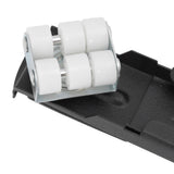 Heavy Duty Extensible Appliance Roller Load Bearing 300KG Universal Wheels Base Appliance Slider for Washer Furniture Black