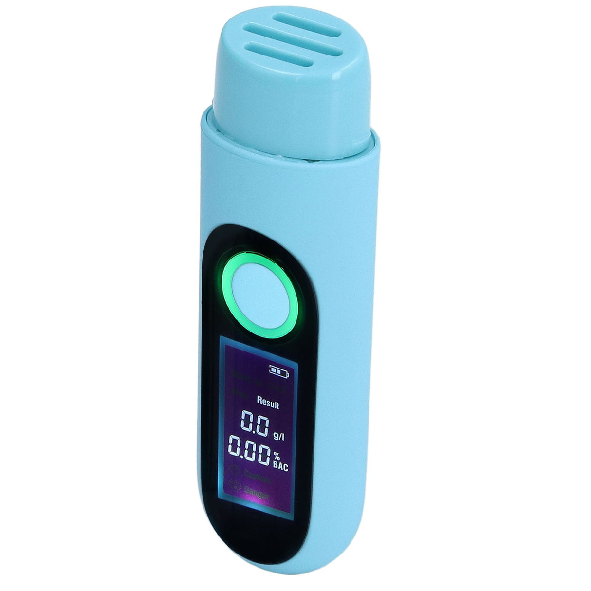 Alcohol Tester LCD 3 Color Display USB Charging Blowing Contactless Testing Alcohol Tester for Professional Use