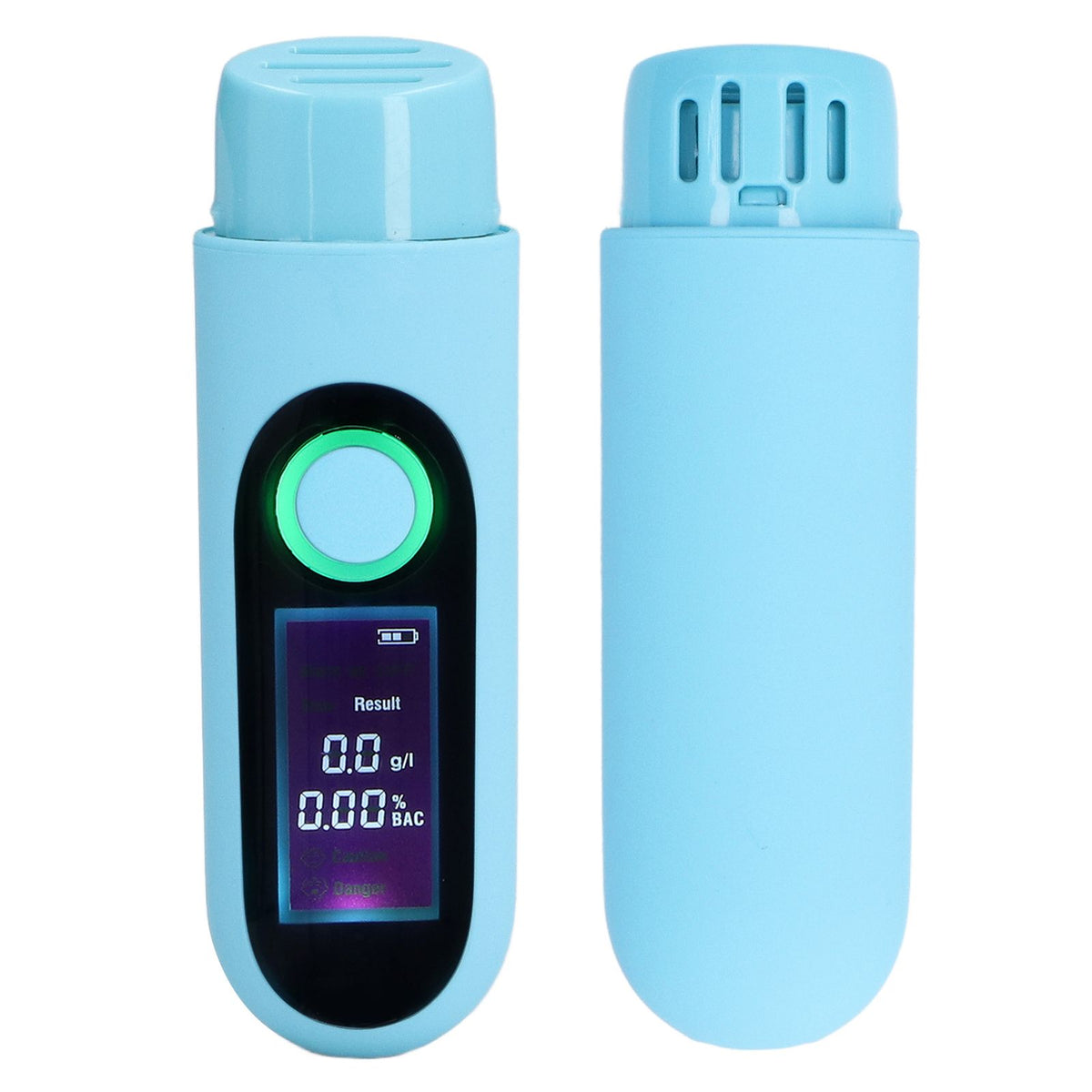 Alcohol Tester LCD 3 Color Display USB Charging Blowing Contactless Testing Alcohol Tester for Professional Use