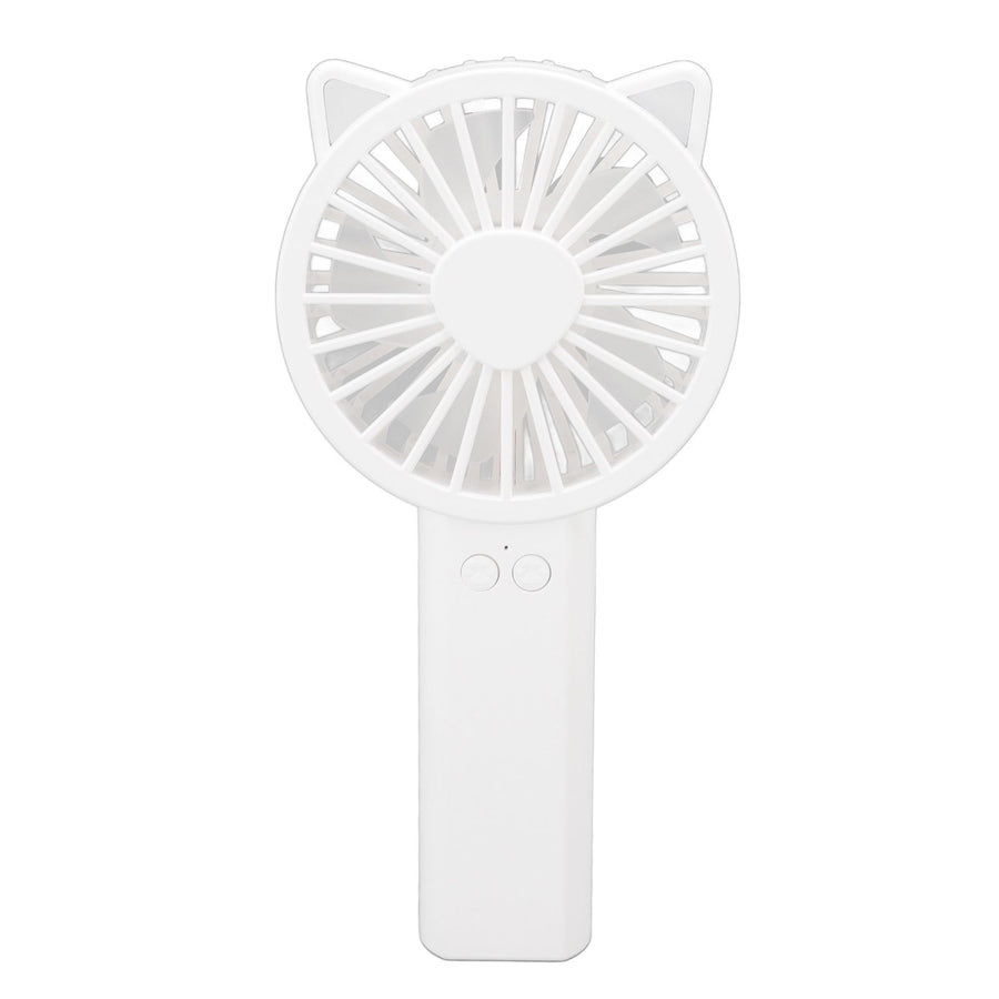 Handheld Mini Fan 3 Different Wind Speeds USB Charging Low Noise Small Fan with Light for Office Dormitory Home