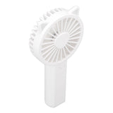 Handheld Mini Fan 3 Different Wind Speeds USB Charging Low Noise Small Fan with Light for Office Dormitory Home - 45-Degree Angle