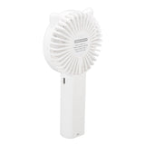 Handheld Mini Fan 3 Different Wind Speeds USB Charging Low Noise Small Fan with Light for Office Dormitory Home - Rear View