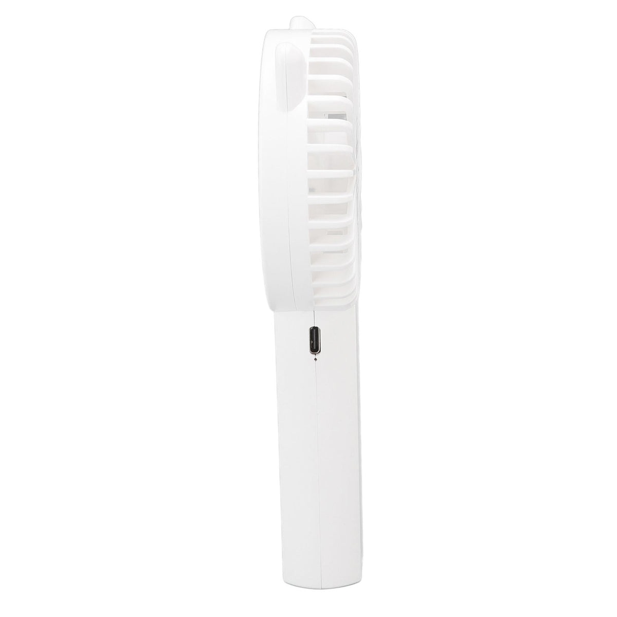 Handheld Mini Fan 3 Different Wind Speeds USB Charging Low Noise Small Fan with Light for Office Dormitory Home