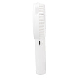 Handheld Mini Fan 3 Different Wind Speeds USB Charging Low Noise Small Fan with Light for Office Dormitory Home - Low Angle