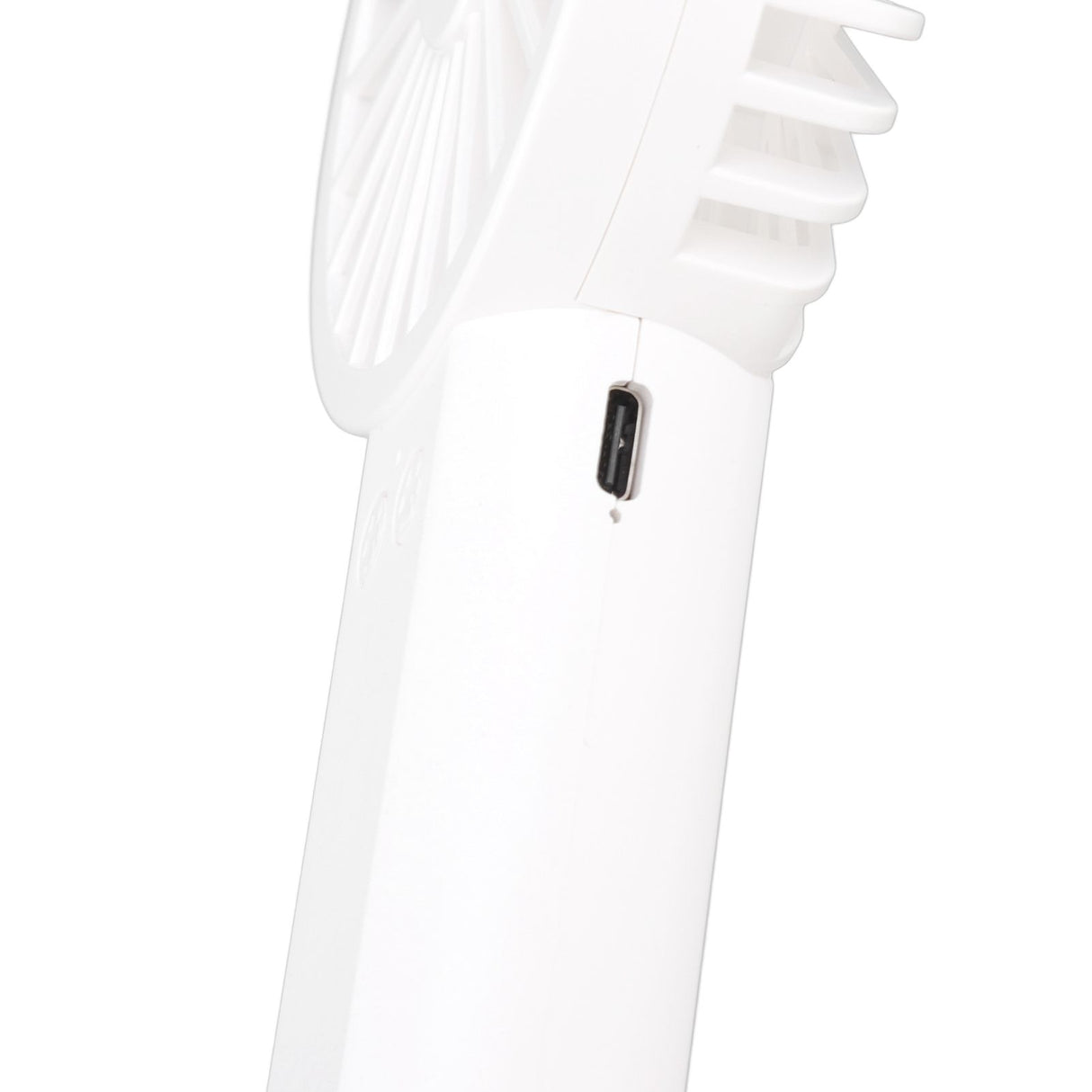 Handheld Mini Fan 3 Different Wind Speeds USB Charging Low Noise Small Fan with Light for Office Dormitory Home