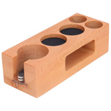 Coffee Tamper Holder Multifunction Food Safe Wooden Coffee Tamping Station for Coffee Lovers - Side View