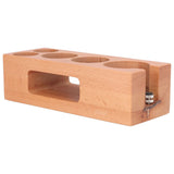 Coffee Tamper Holder Multifunction Food Safe Wooden Coffee Tamping Station for Coffee Lovers