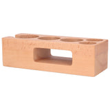 Coffee Tamper Holder Multifunction Food Safe Wooden Coffee Tamping Station for Coffee Lovers - Rear View