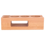 Coffee Tamper Holder Multifunction Food Safe Wooden Coffee Tamping Station for Coffee Lovers