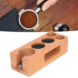 Coffee Tamper Holder Multifunction Food Safe Wooden Coffee Tamping Station for Coffee Lovers - Extra Image