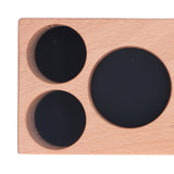 Coffee Tamper Holder Multifunction Food Safe Wooden Coffee Tamping Station for Coffee Lovers