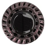 Solar Car Perfume Diffuser Automatic Rotating Decorative Car Aromatherapy Machine for Office Home Silver Black - Front View