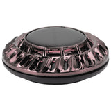 Solar Car Perfume Diffuser Automatic Rotating Decorative Car Aromatherapy Machine for Office Home Silver Black - Top-Down View