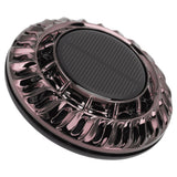 Solar Car Perfume Diffuser Automatic Rotating Decorative Car Aromatherapy Machine for Office Home Silver Black - Low Angle