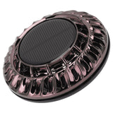 Solar Car Perfume Diffuser Automatic Rotating Decorative Car Aromatherapy Machine for Office Home Silver Black - Extra Image