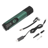 Electric Digital Tire Inflator Four Preset Inflation Modes USB Charging Tire Pump with LED Light for Cars Motorcycles