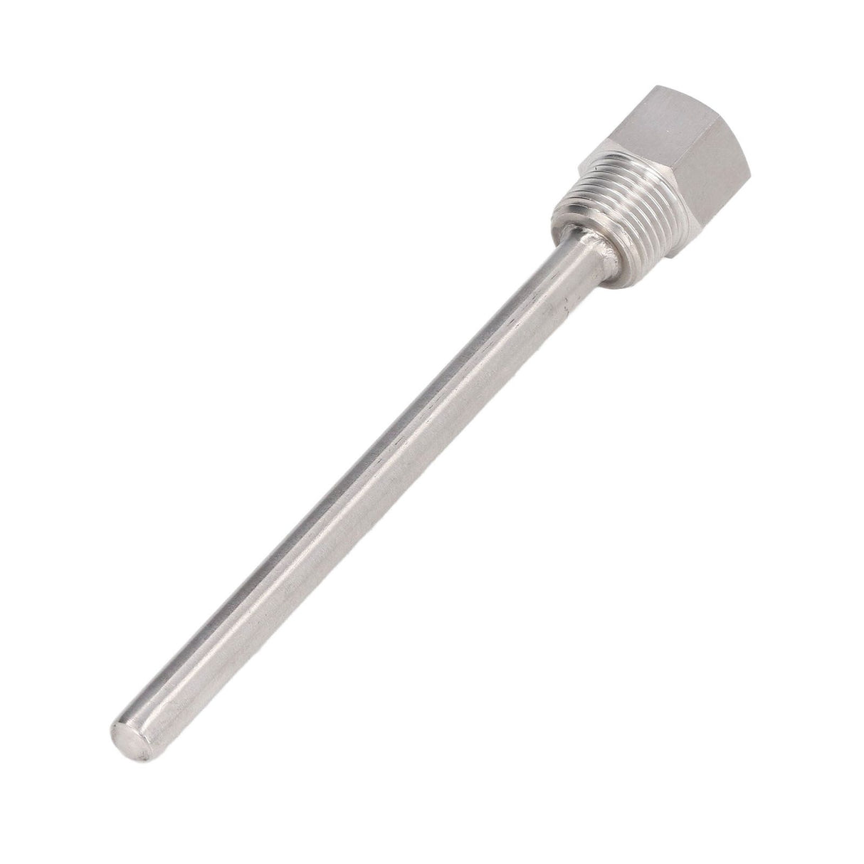 Stainless Steel Thermowell G1/2 Male Thread 6.7in Length Thermowell for Temperature Sensors