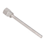 Stainless Steel Thermowell G1/2 Male Thread 6.7in Length Thermowell for Temperature Sensors - Close-Up Angle