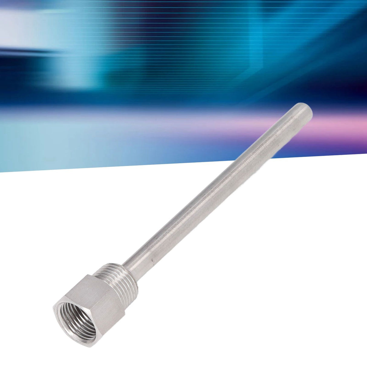 Stainless Steel Thermowell G1/2 Male Thread 6.7in Length Thermowell for Temperature Sensors