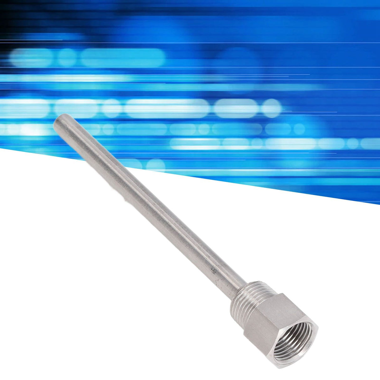 Stainless Steel Thermowell G1/2 Male Thread 6.7in Length Thermowell for Temperature Sensors