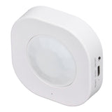 Smart Motion Sensor Square Battery Powered WiFi Infrared Body Sensor with Mobile APP Alarm for Home - Top-Down View
