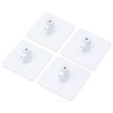 Stand Mixer Attachment Holders Vertical Hanging Type Quadrate White Mixer Attachments Accessories Holder for Kitchen - Front View