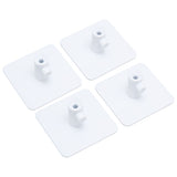 Stand Mixer Attachment Holders Vertical Hanging Type Quadrate White Mixer Attachments Accessories Holder for Kitchen - Side View