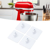 Stand Mixer Attachment Holders Vertical Hanging Type Quadrate White Mixer Attachments Accessories Holder for Kitchen