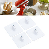 Stand Mixer Attachment Holders Vertical Hanging Type Quadrate White Mixer Attachments Accessories Holder for Kitchen