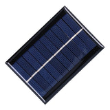 1W 5V Solar Panel Polycrystalline Silicon Solar Epoxy Sheet for Ships Airplanes Outdoor Solar Light - Front View