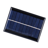 1W 5V Solar Panel Polycrystalline Silicon Solar Epoxy Sheet for Ships Airplanes Outdoor Solar Light - Top-Down View