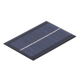 1W 5V Solar Panel Polycrystalline Silicon Solar Epoxy Sheet for Ships Airplanes Outdoor Solar Light - 45-Degree Angle