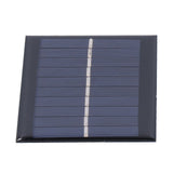 1W 5V Solar Panel Polycrystalline Silicon Solar Epoxy Sheet for Ships Airplanes Outdoor Solar Light - Rear View