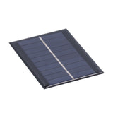 1W 5V Solar Panel Polycrystalline Silicon Solar Epoxy Sheet for Ships Airplanes Outdoor Solar Light - Close-Up Angle
