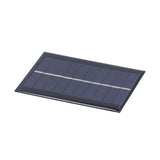 1W 5V Solar Panel Polycrystalline Silicon Solar Epoxy Sheet for Ships Airplanes Outdoor Solar Light - Low Angle