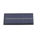 1W 5V Solar Panel Polycrystalline Silicon Solar Epoxy Sheet for Ships Airplanes Outdoor Solar Light - Extra Image