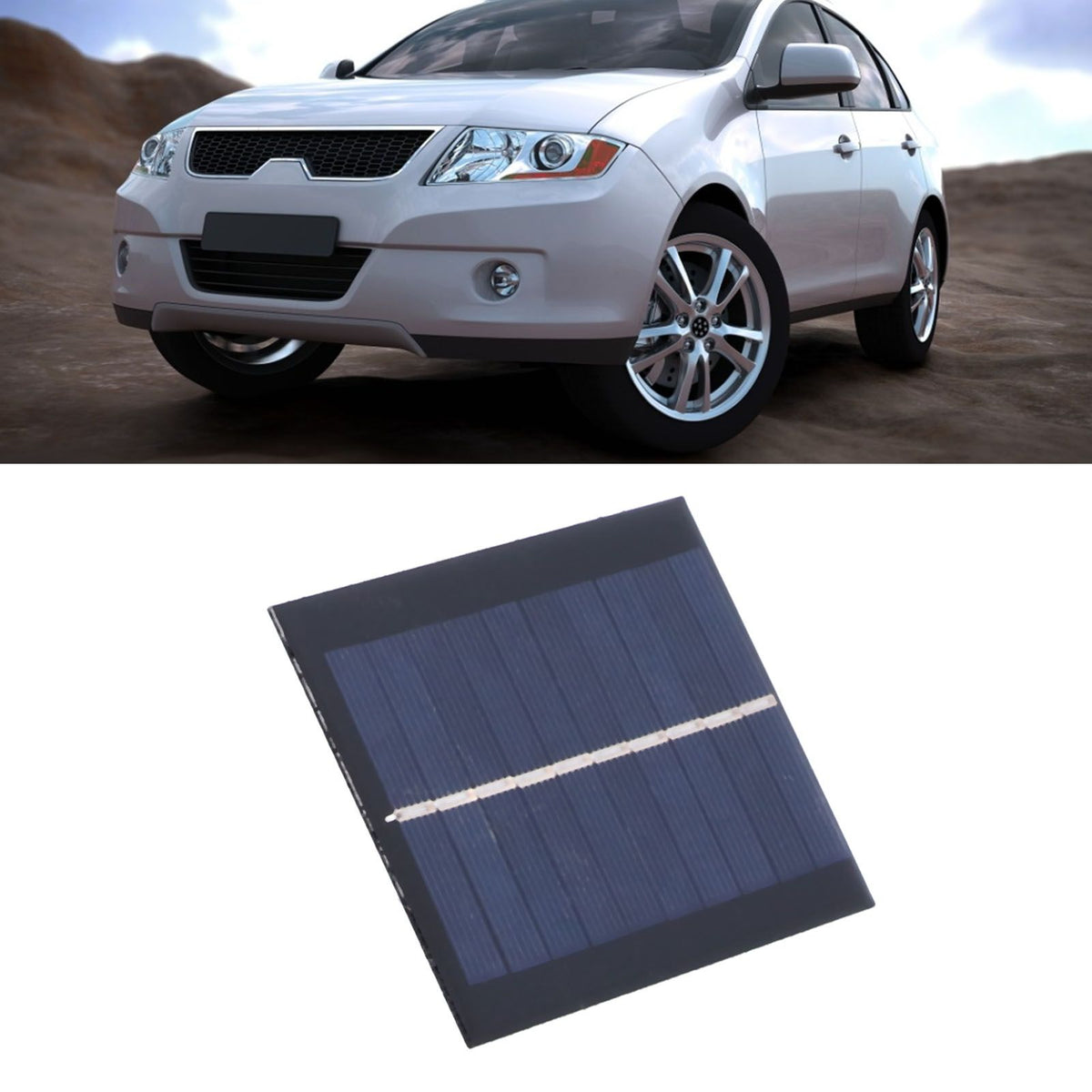 1W 5V Solar Panel Polycrystalline Silicon Solar Epoxy Sheet for Ships Airplanes Outdoor Solar Light