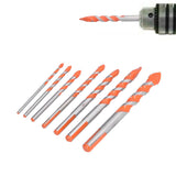 Drill Bits Punching Triangular Drill Bits with Storage Case for Ceramics Marble Wall Openings