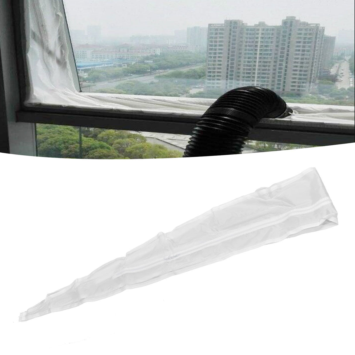 Portable Mobile Air Conditioner Window Seal Accessories Window Sealing Cloth Soft Sealing Baffle4 m / 13.1ft