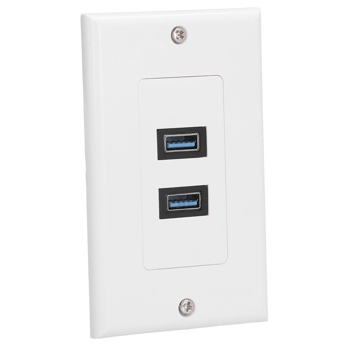 USB 3.0 Wall Plate Data Transmission 2 Port USB 3.0 Component Composite Wall Panel for Charging