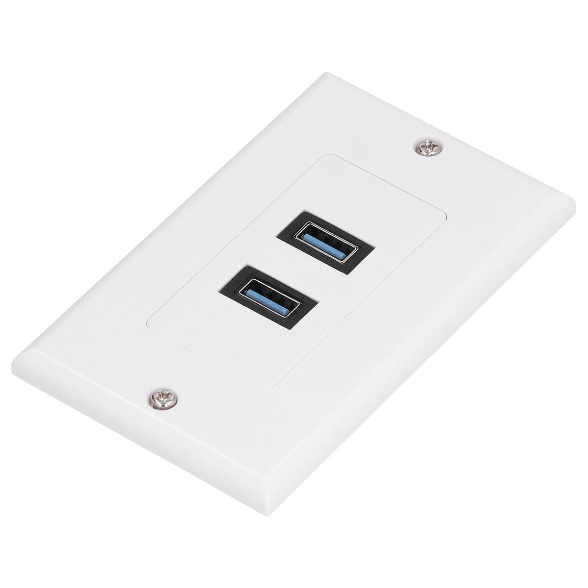 USB 3.0 Wall Plate Data Transmission 2 Port USB 3.0 Component Composite Wall Panel for Charging