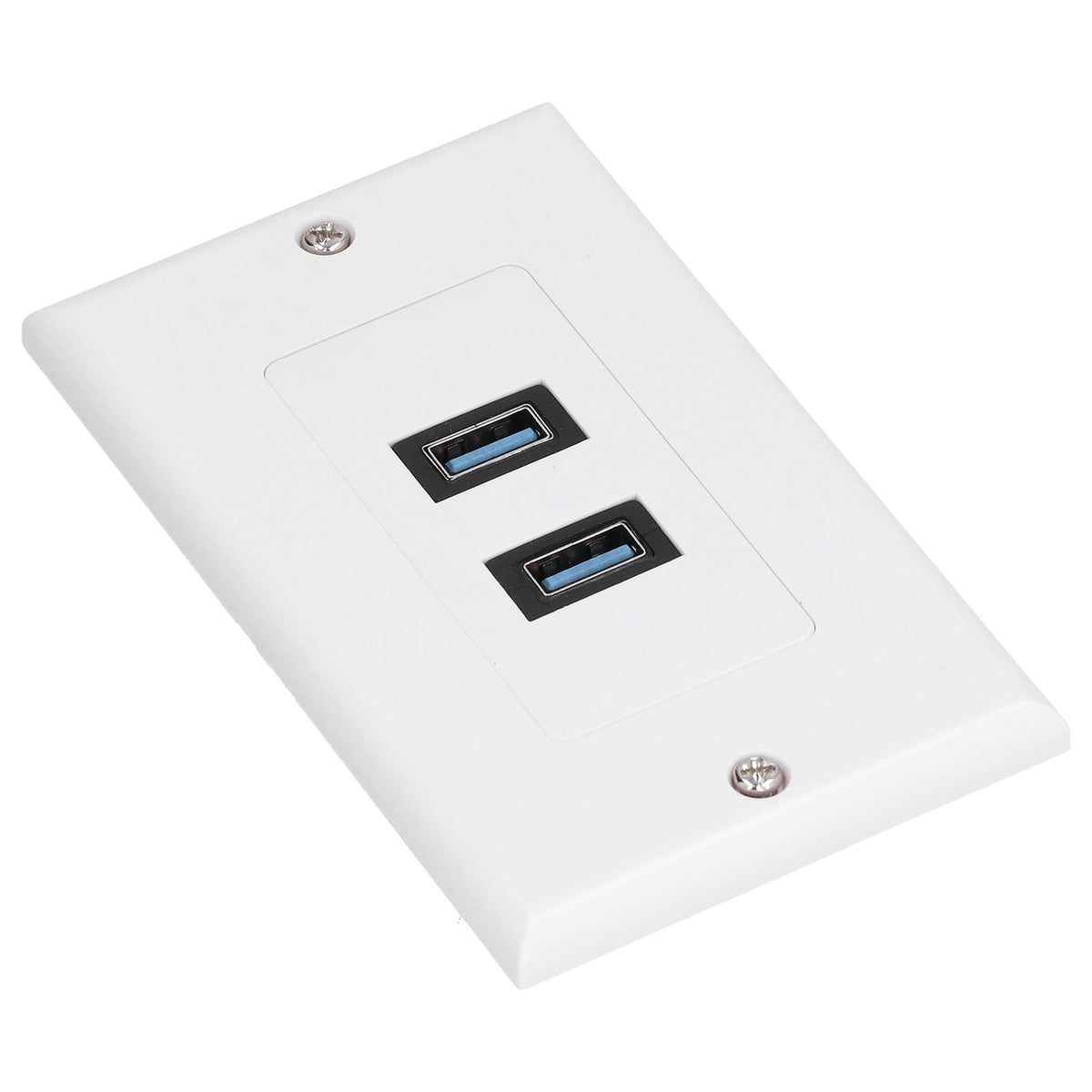 USB 3.0 Wall Plate Data Transmission 2 Port USB 3.0 Component Composite Wall Panel for Charging