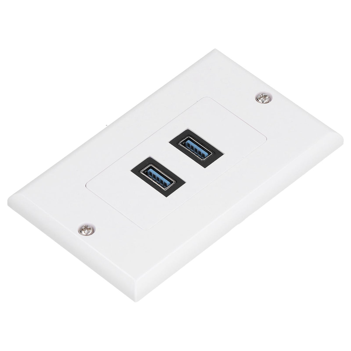 USB 3.0 Wall Plate Data Transmission 2 Port USB 3.0 Component Composite Wall Panel for Charging