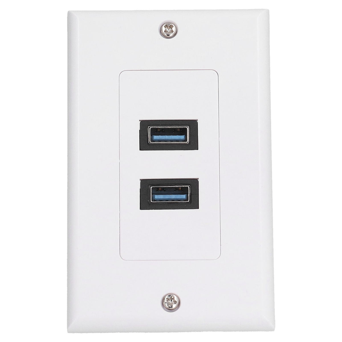 USB 3.0 Wall Plate Data Transmission 2 Port USB 3.0 Component Composite Wall Panel for Charging