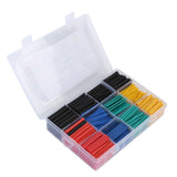 530pcs Heat Shrink Tubing Kit Electrical Colorful Wire Shrink Wrap Tubing Assortment - Top-Down View