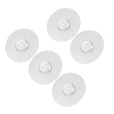 10PCS Strong Adhesive Disc Punch Free Waterproof Silicone Sticky Plate for Handle Clothes Hook Connection